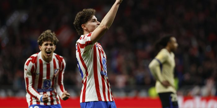 El delantero del Atlético de Madrid Julián Álvarez en foto de archivo de Mariscal. EFE