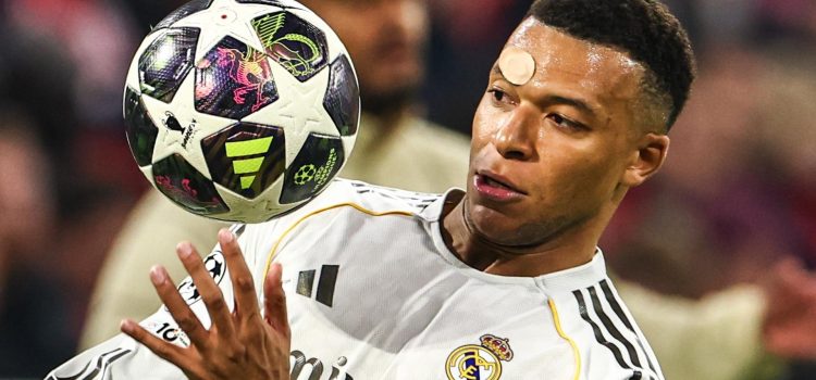 El jugador del Madrid Kylian Mbappe en n Múnich, Alemania. EFE/EPA/ANNA SZILAGYI