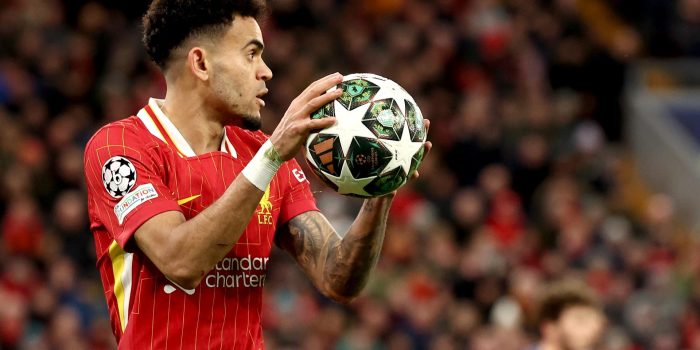 El jugador colombiano Luis Díaz, traspasado al Bayern de Múnich. EFE/EPA/ADAM VAUGHAN