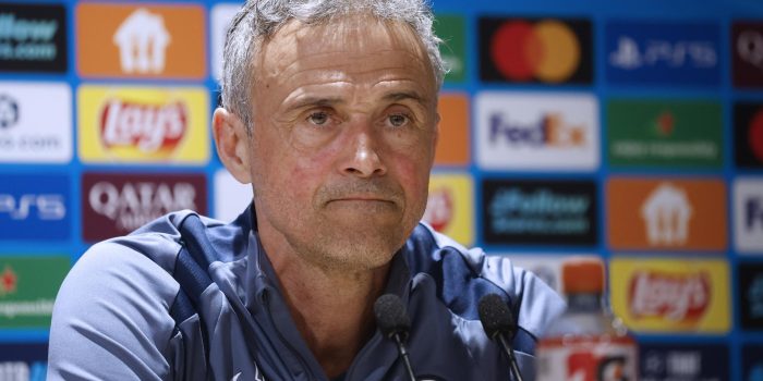 El entrenador del París Saint-Germain, Luis Enrique Martínez,. EFE/EPA/YOAN VALAT