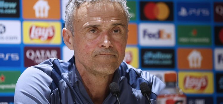 El entrenador del París Saint-Germain, Luis Enrique Martínez,. EFE/EPA/YOAN VALAT