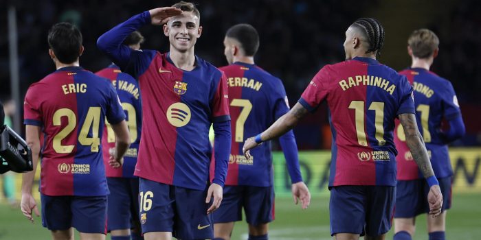 alt El brasileño Raphinha titular en la victoria del Barcelona