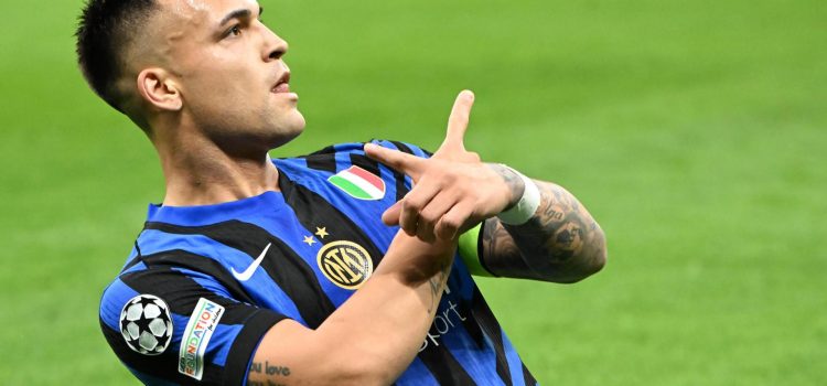 Lautaro MartÍnez, delantero del Inter, en una foto de archivo. EFE/EPA/DANIEL DAL ZENNARO