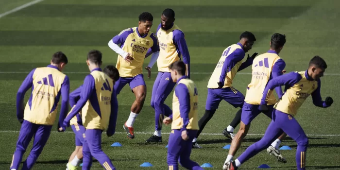 ALT Bellingham y Joselu se prueban con el grupo en vísperas de Mestalla