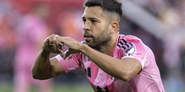 El español Jordi Alba, del Inter Miami, pondrá fin a su carrera como futbolista al concluir la actual temporada de la MLS. EFE/Ángel Colmenares ARCHIVO