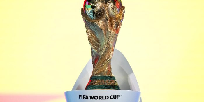 Trofeo de la Copa del Mundo de Fútbol 2026. EFE/EPA/CLAUDIO THOMA