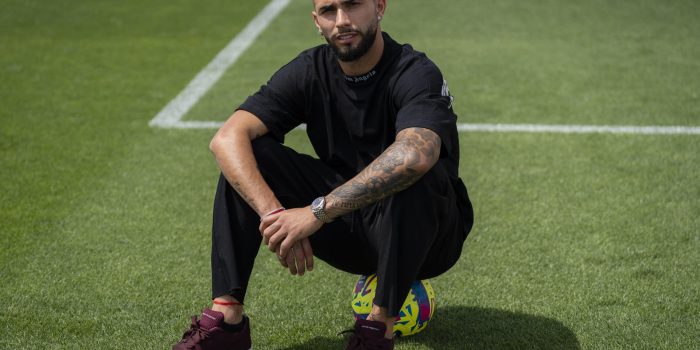 Tras su exhibición con cuatro goles ante el Real Madrid, Valentín 'Taty' Castellanos valora, en una entrevista con EFE, su temporada de debut en LaLiga con el Girona y las opciones de jugar con la selección argentina.EFE/ David Borrat