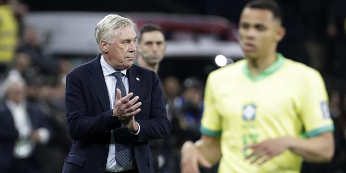 Imagen de archivo del italiano Carlo Ancelotti, seleccionador de Brasil. EFE/ Sebastiao Moreira