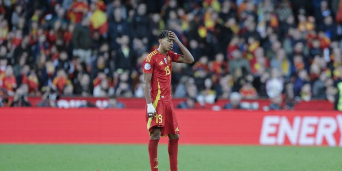 El delantero de la selección española Lamine Yamal en una imagen archivo. EFE/Kai Fosterling