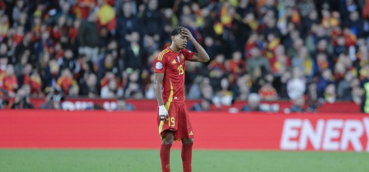 El delantero de la selección española Lamine Yamal en una imagen archivo. EFE/Kai Fosterling