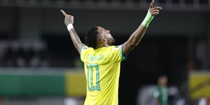 Neymar de Brasil, en una imagen de archivo. EFE/ Sebastiao Moreira