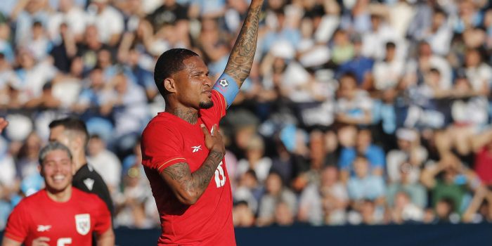 Fotografía de archivo del defensa de la selección de Panamá Eric Davis. EFE/ Salvador Sas