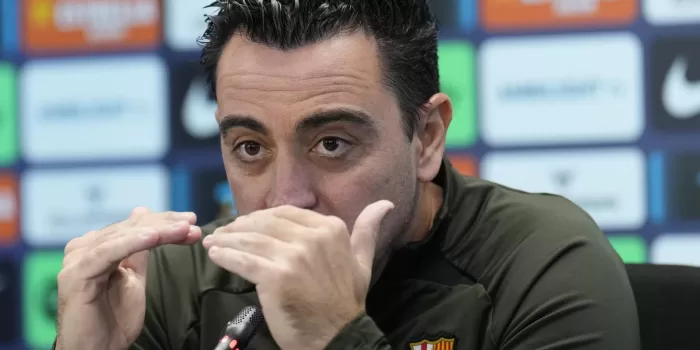 alt Xavi admite que le queda "menos que más" como entrenador del Barça