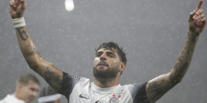 Yuri Alberto de Corinthians, en una imagen de archivo. EFE/ Sebastiao Moreira